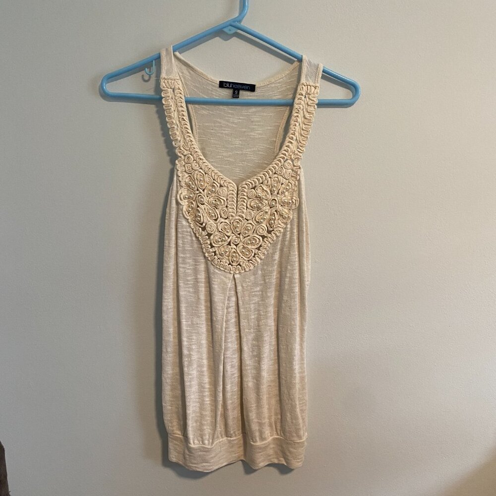 Bluheaven Beaded Tank - Picture 3 of 5